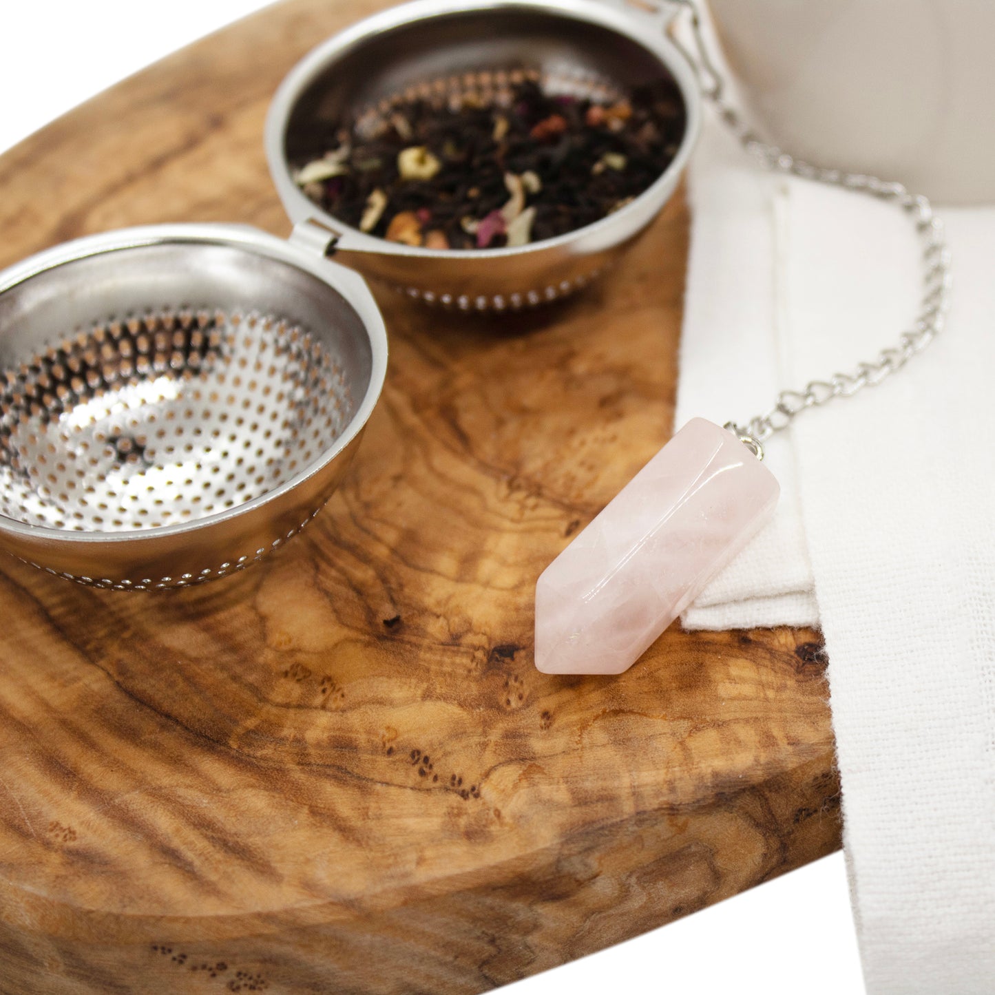 Rose Quartz Tea Infuser