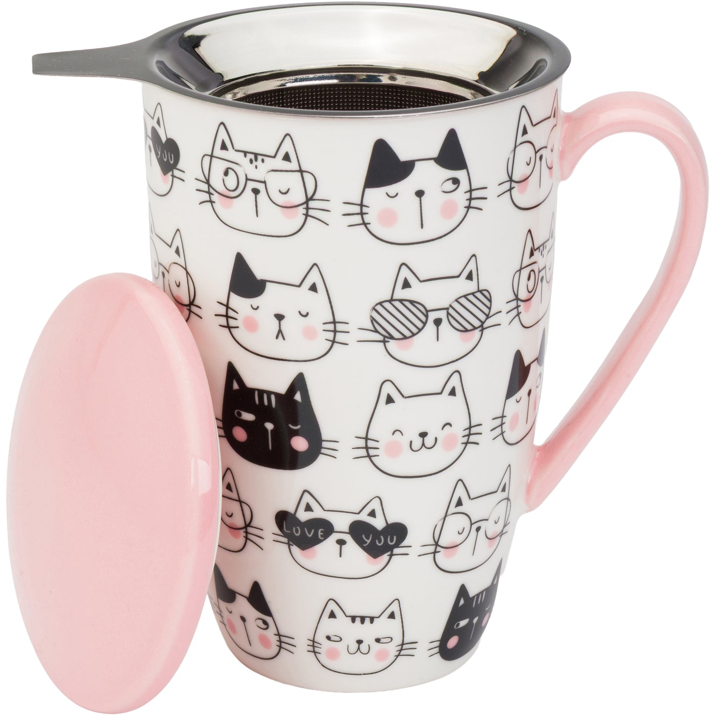 Cat Lover Tea Infuser Mug