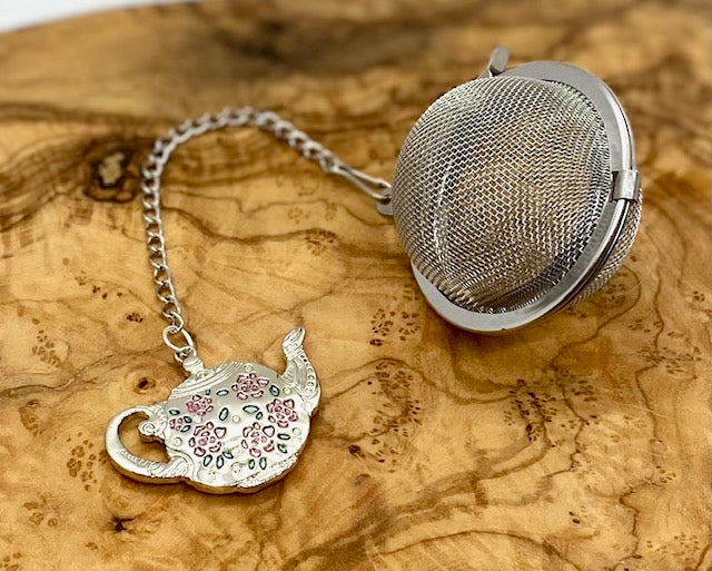 Pink Rose Teapot Tea Infuser - The Traveling Teapot