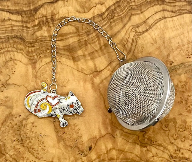 Tabby Cat Tea Infuser - The Traveling Teapot