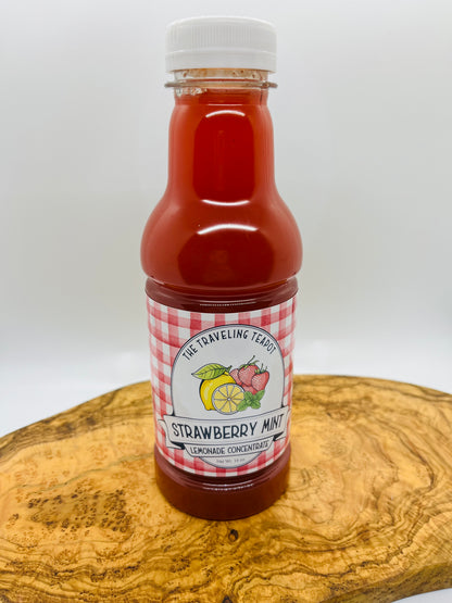 Strawberry Mint Lemonade Concentrate - The Traveling Teapot