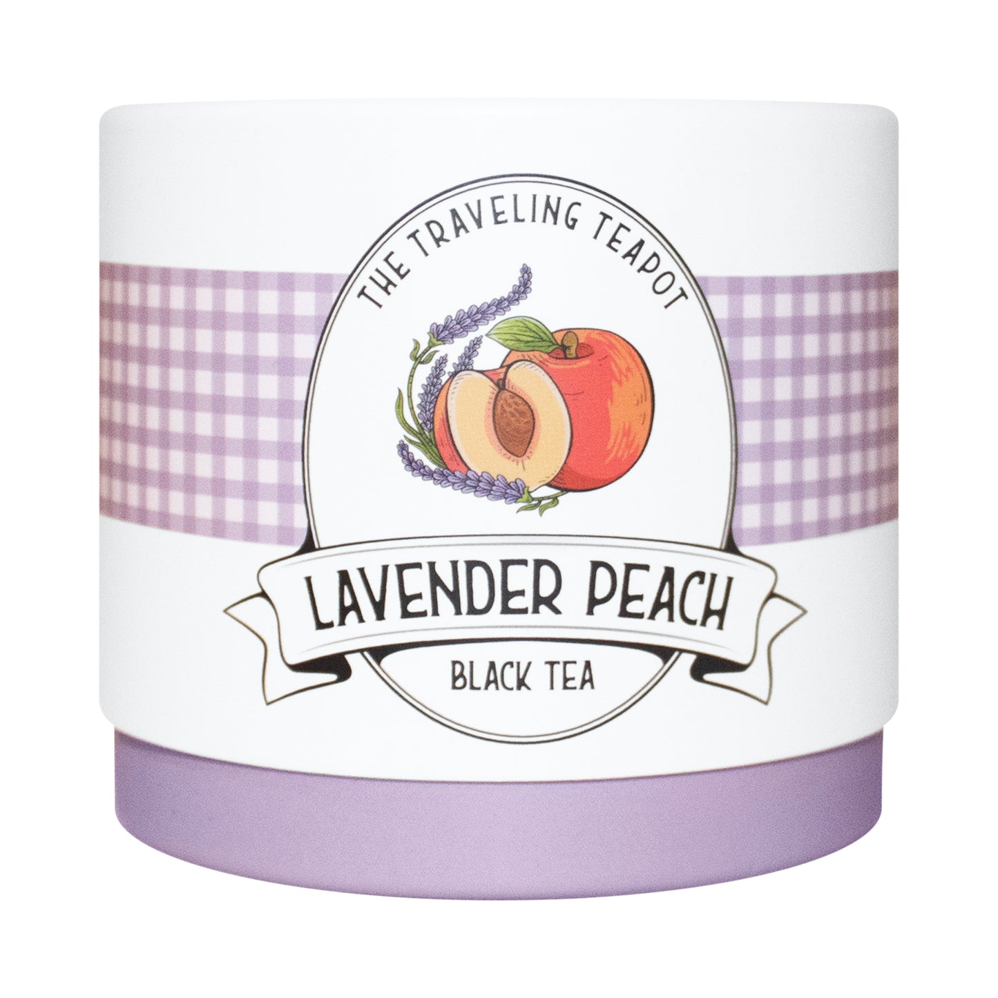 Lavender Peach Black Tea - The Traveling Teapot