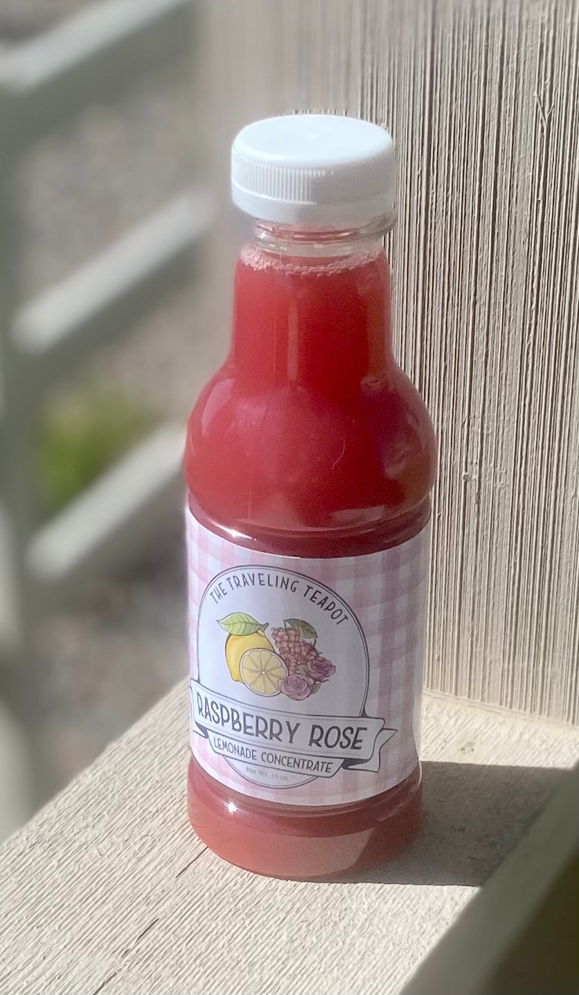 Raspberry Rose Lemonade Concentrate - The Traveling Teapot