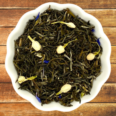 Jasmine Green Tea | Fragrant Floral Loose Leaf Blend – The Traveling Teapot