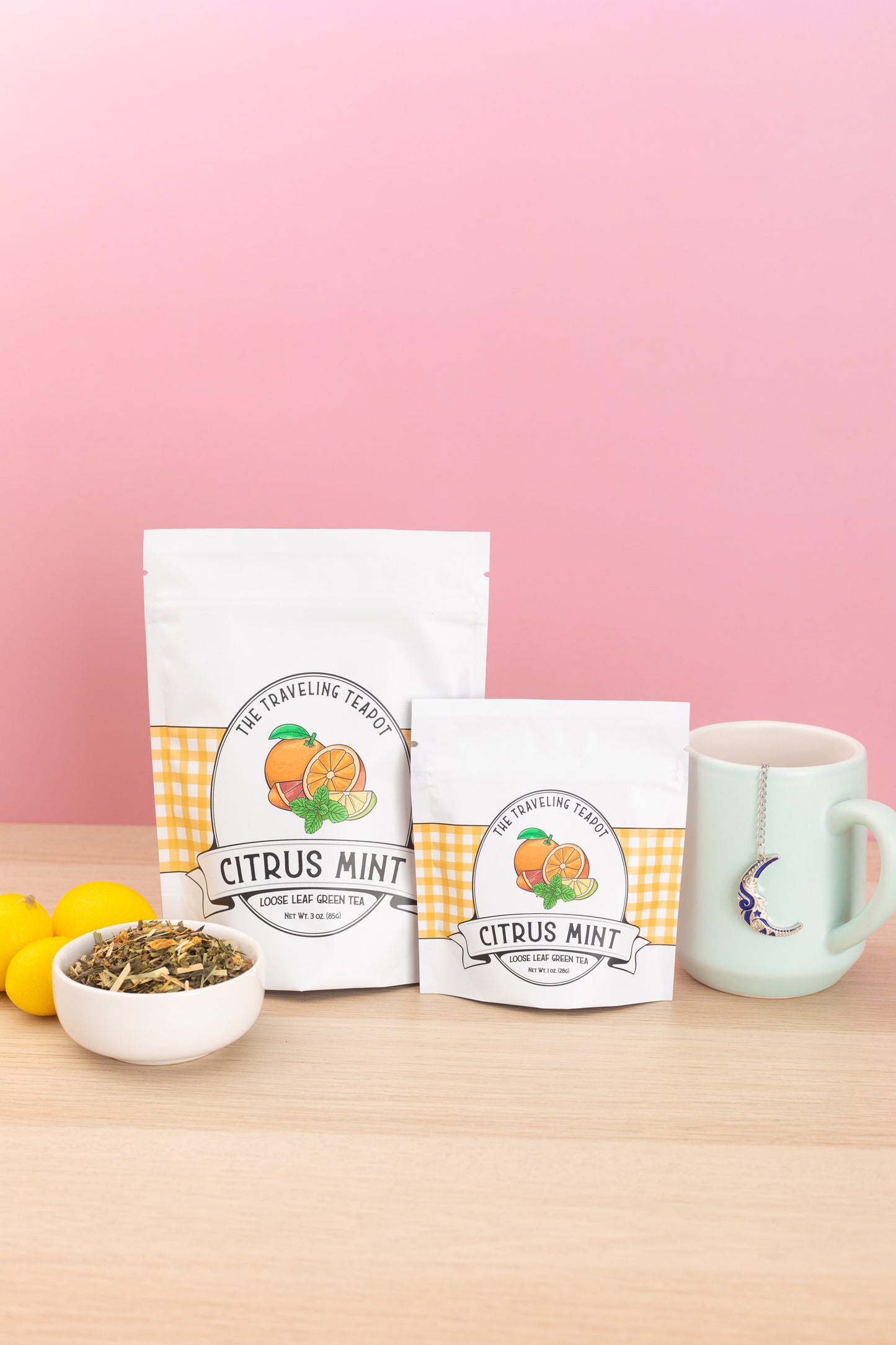 Citrus Mint Green Tea - The Traveling Teapot