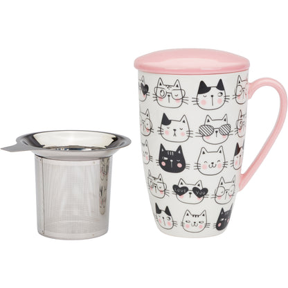 Cat Lover Tea Infuser Mug