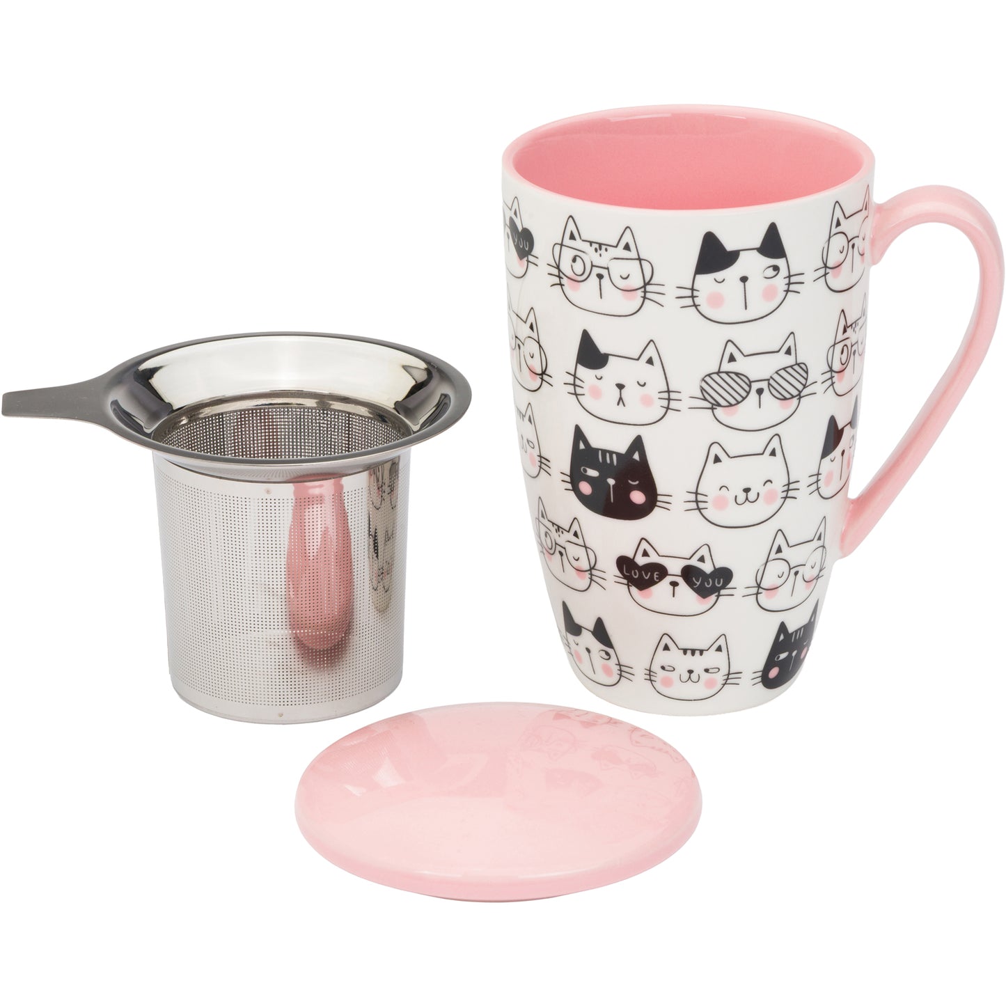 Cat Lover Tea Infuser Mug