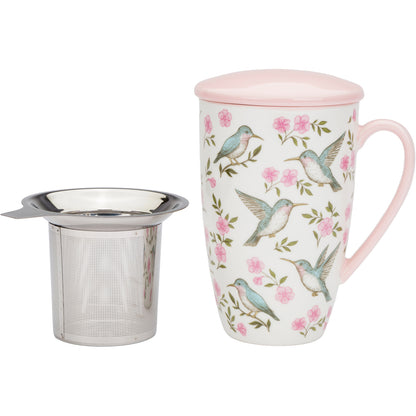 Hummingbird Tea Infuser Mug