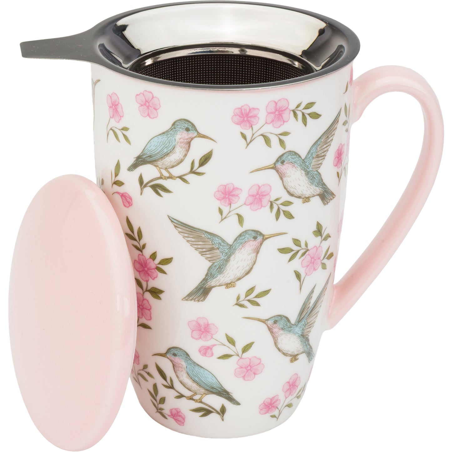 Hummingbird Tea Infuser Mug