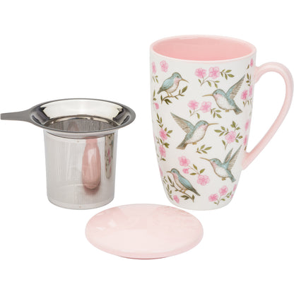 Hummingbird Tea Infuser Mug