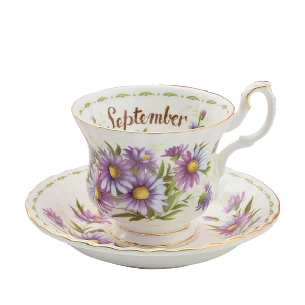 Royal Albert Birth Flower Teacup and Saucer - The Traveling Teapot