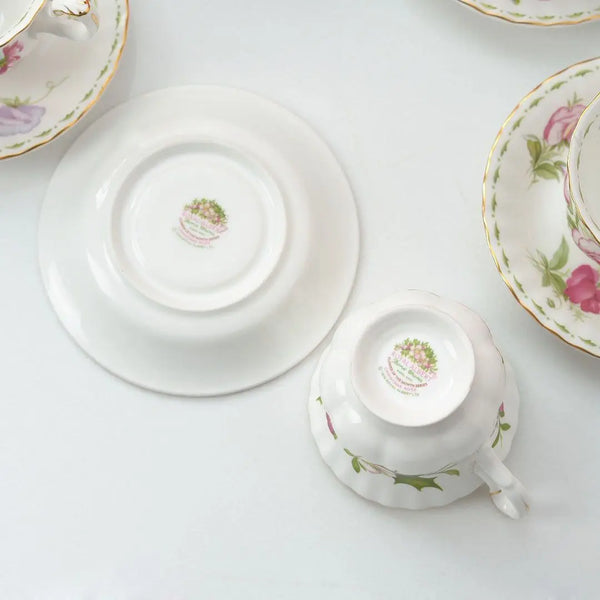 Royal Albert Birth Flower Teacup and Saucer - The Traveling Teapot