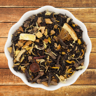 Vanilla Orange Chai Black Tea | Spiced Citrus Loose Leaf Blend