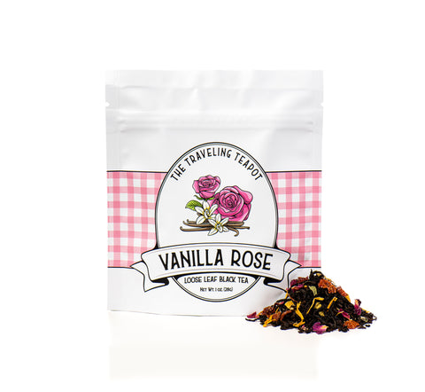 Vanilla Rose Black Tea Case of 6 - The Traveling Teapot