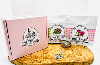 Two Teas and Tea Infuser Gift Set - The Traveling Teapot