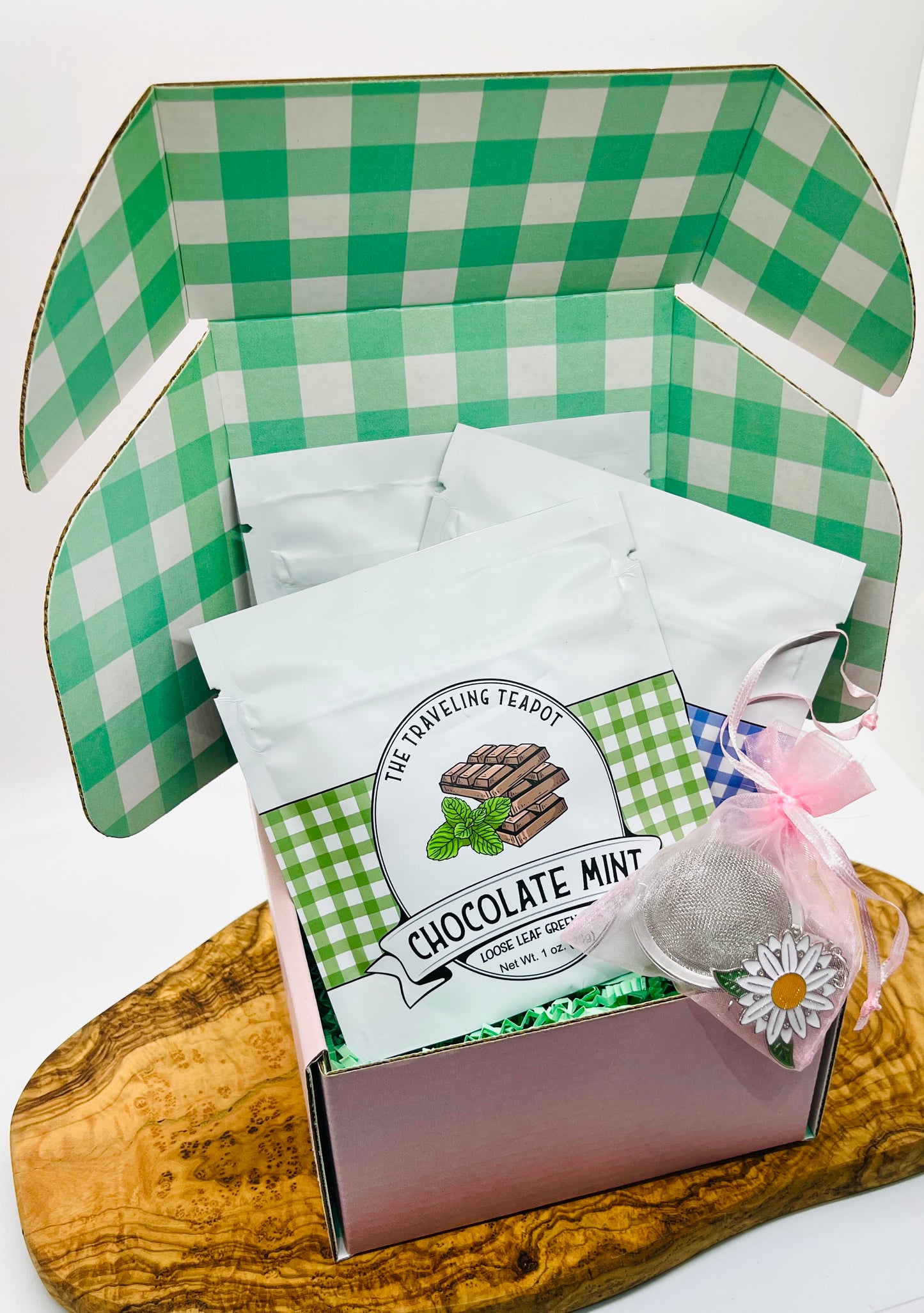 Three Teas and Tea Infuser Gift Set - The Traveling Teapot