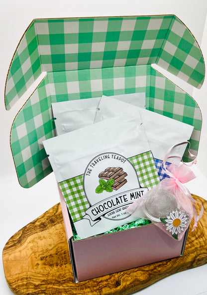 Three Teas and Tea Infuser Gift Set - The Traveling Teapot