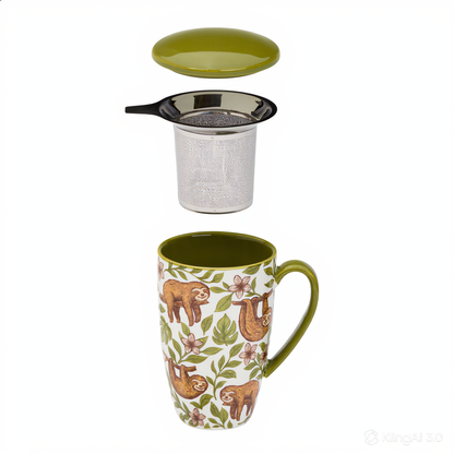 Sloth Tea Infuser Mug