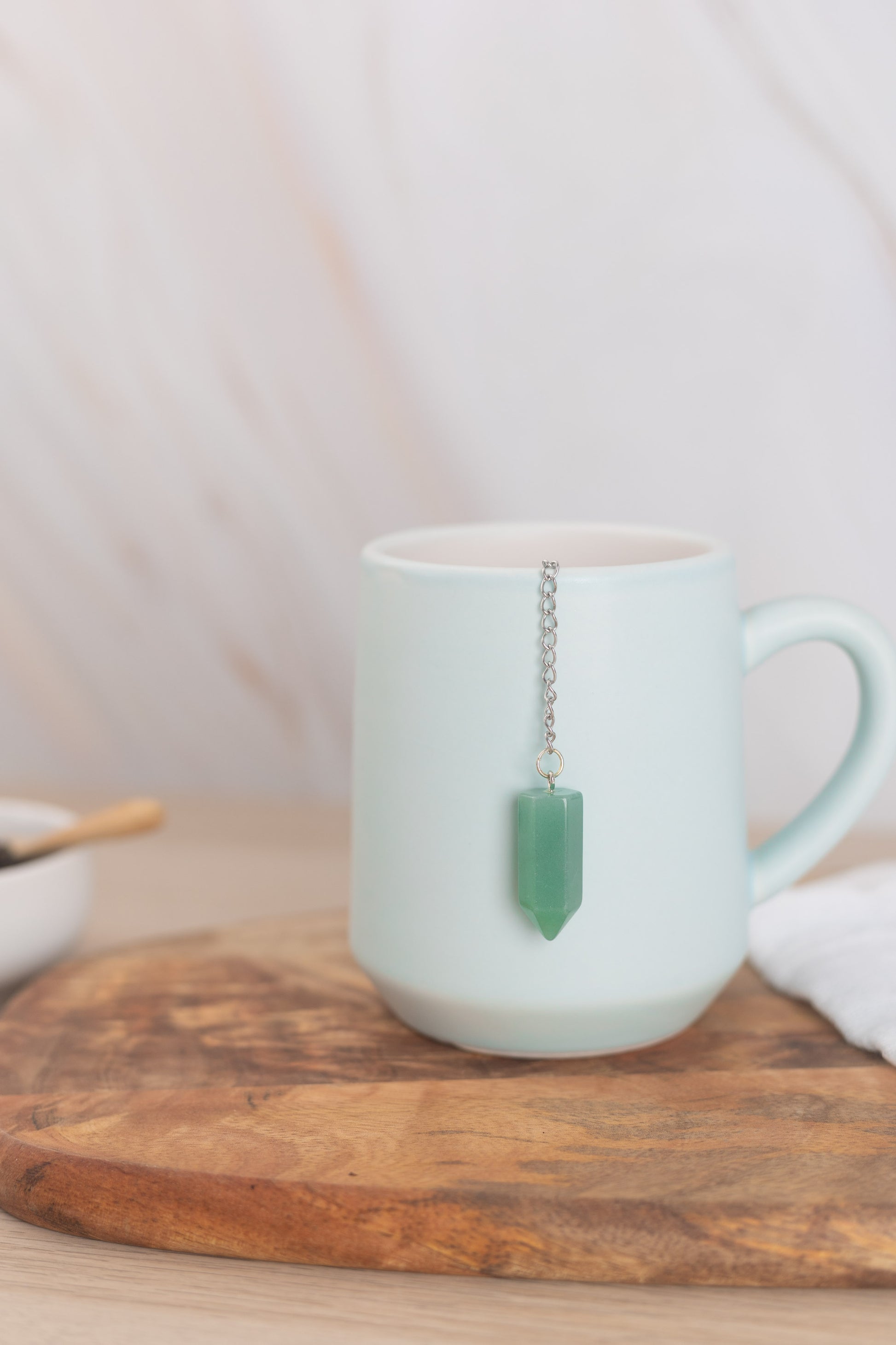 Green Aventurine Tea Infuser - The Traveling Teapot