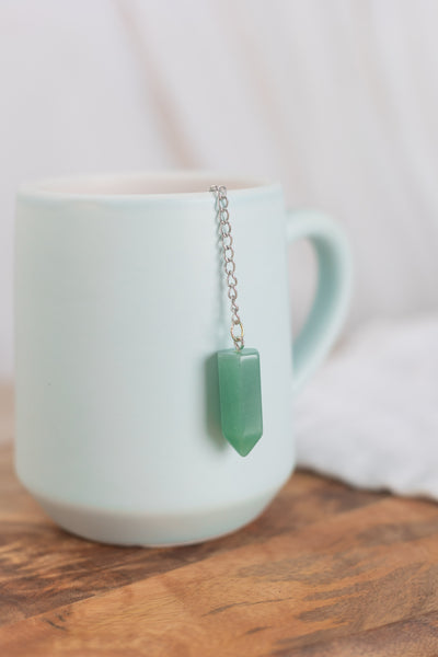 Green Aventurine Tea Infuser
