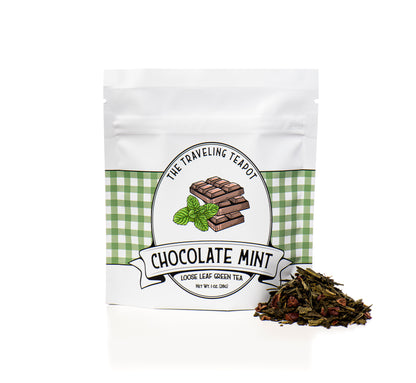 Chocolate Mint Green Tea - The Traveling Teapot