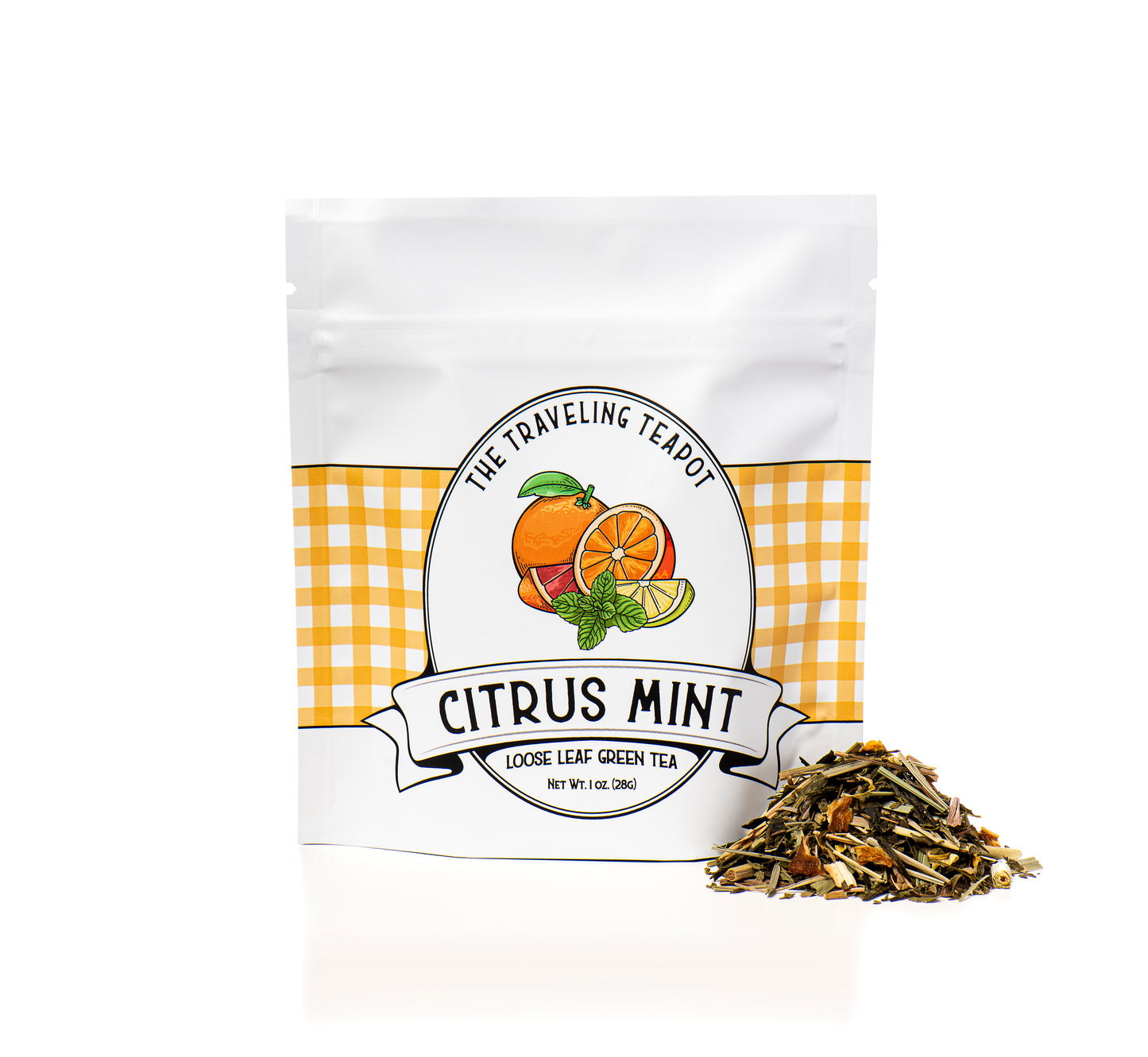 Citrus Mint Green Tea - The Traveling Teapot