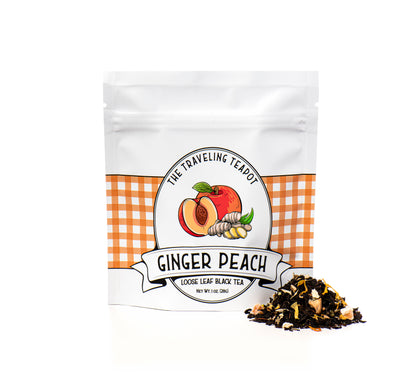 Ginger Peach Black Tea - The Traveling Teapot