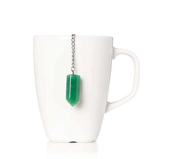 Green Aventurine Tea Infuser