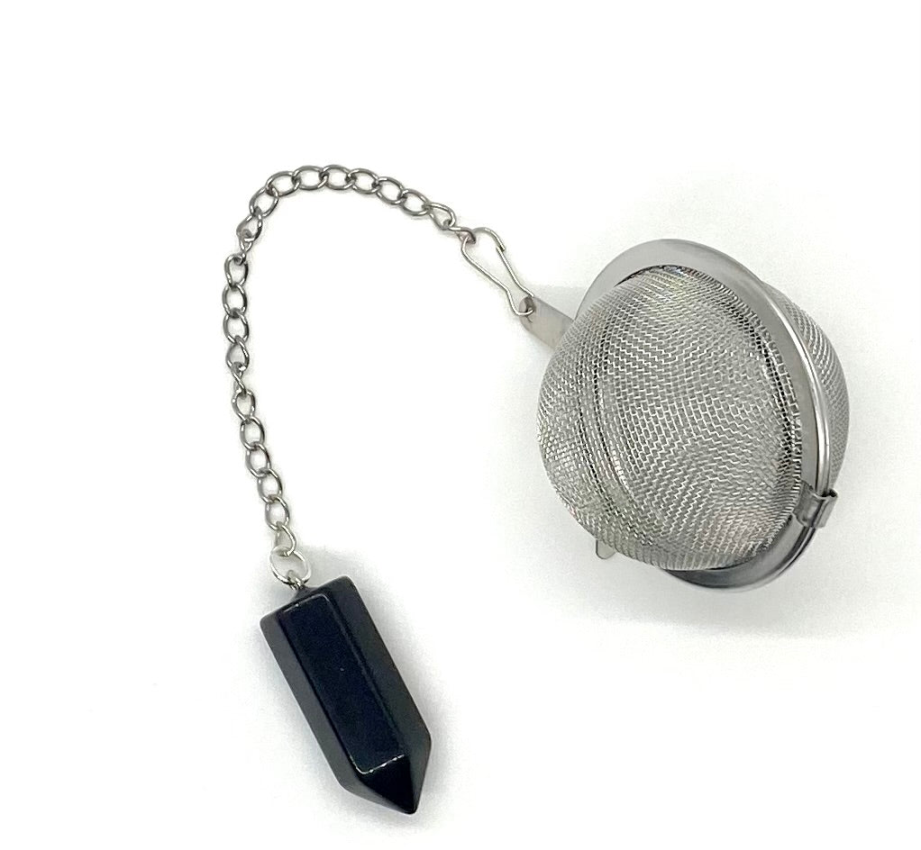 Obsidian Crystal Tea Infuser