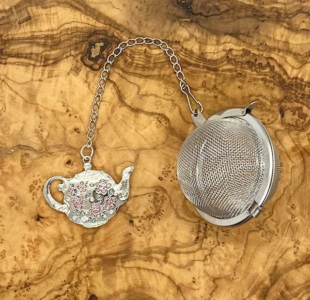 Pink Rose Teapot Tea Infuser