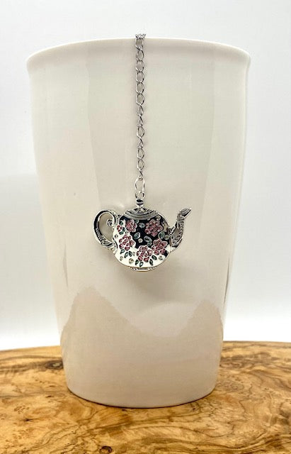 Pink Rose Teapot Tea Infuser - The Traveling Teapot
