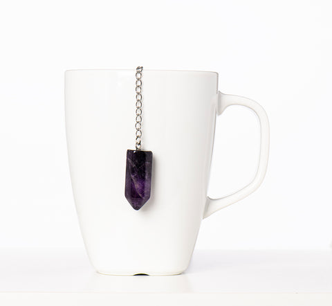 Amethyst Crystal Mesh Ball Tea Infuser Tea Accessory for Loose Leaf Tea