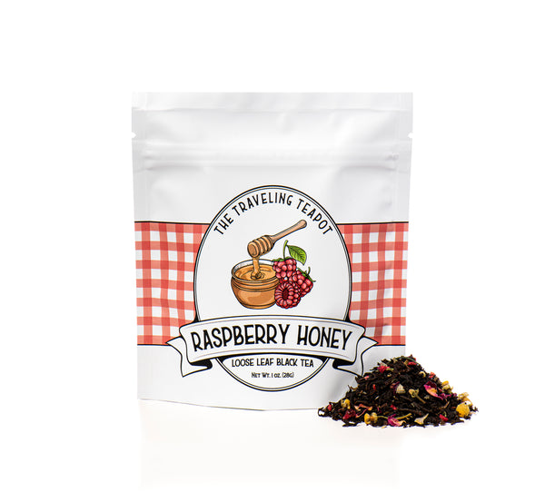 Raspberry Honey Black Tea - The Traveling Teapot