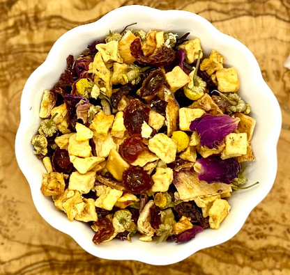 Orchard Peach Herbal Tea - The Traveling Teapot